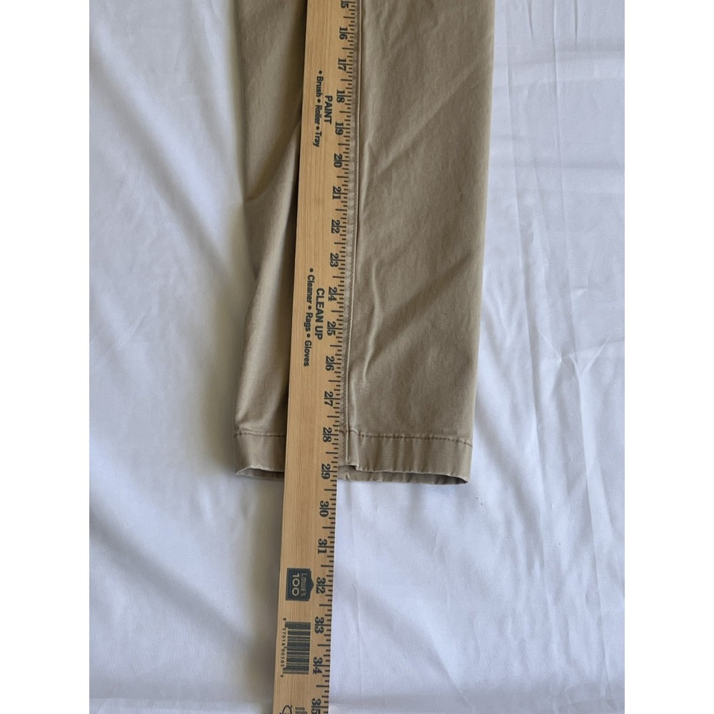 UNTUCKit Men's Straight Fit Chino Pants 33x30 Khaki Tan Stretch Cotton EUC - Picture 6 of 8